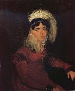 Karl Briullov Portrait of Maria Kikina France oil painting artist